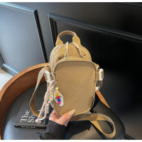 Bolso de teléfono móvil casual y simple de doble capa, bolso de mensajero, nueva moda y versátil para mujer 2025 y bolso pequeño ligero de color sólido - details 8
