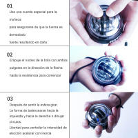Powerball giroscópico LED, rango de inicio automático, giroscopio, bola de muñeca, brazo, mano, fuerza muscular, entrenador - details 0