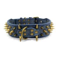 Collar de cuero PU para perros, collares acolchados duraderos para entrenamiento de mascotas, collares para perros medianos a grandes, Bulldog Francés - details 10