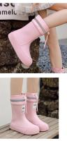 Botas de Lluvia Suaves y Ligeras para Mujeres Zapatos Impermeables con Suela Gruesa para Pesca al Aire Libre - details 4