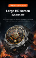 Reloj inteligente 1,85 pulgadas HD pantalla grande NFC Reloj inteligente hombres Bluetooth llamada presión arterial GPS al aire libre seguimiento deportivo Smarthwatch brújula esfera personalizada salud Smartwatch - details 3