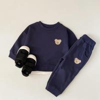 Conjunto De Ropa Para Bebé Niño Otoño Moda Conjunto Deportivo Con Sudadera De Oso Y Pantalones 2 Piezas Adecuado Para 1-3 Años Unisex - details 3