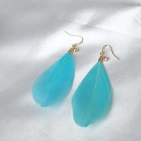 2018 nuevos pendientes de moda, cristales de plumas, sobreflujo, joyería personalizada al por mayor, distribución de regalos para mujeres - details 10