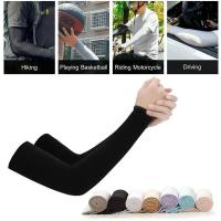 Mangas de Protección Solar UV para Ciclismo Guantes de Fingerless de Seda de Hielo para Verano para Hombres y Mujeres - details 5