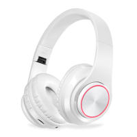 Auriculares inalámbricos B39 con luces LED de colores, audífonos con Bluetooth, tarjeta TF, AUX, cable de reproducción, estéreo de graves HiFi plegable, música - details 12