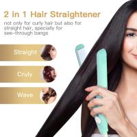 Mini Hierro Plano Portátil Cerámico para Alizar Cabello Rápido y Fácil Enchufe Europeo Standard - details 4
