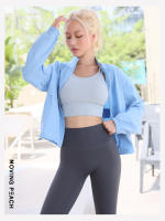 Chaqueta deportiva de melocotón móvil para mujer, cortavientos ligero a prueba de viento para exteriores, senderismo, Camping, cuello simulado, correr, BSJ - details 2