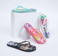 Chanclas de verano a la moda para mujer, Sandalias planas distintivas, plantilla EVA, zapatillas de goma informales para exteriores, zapatos de playa al por mayor - details 1