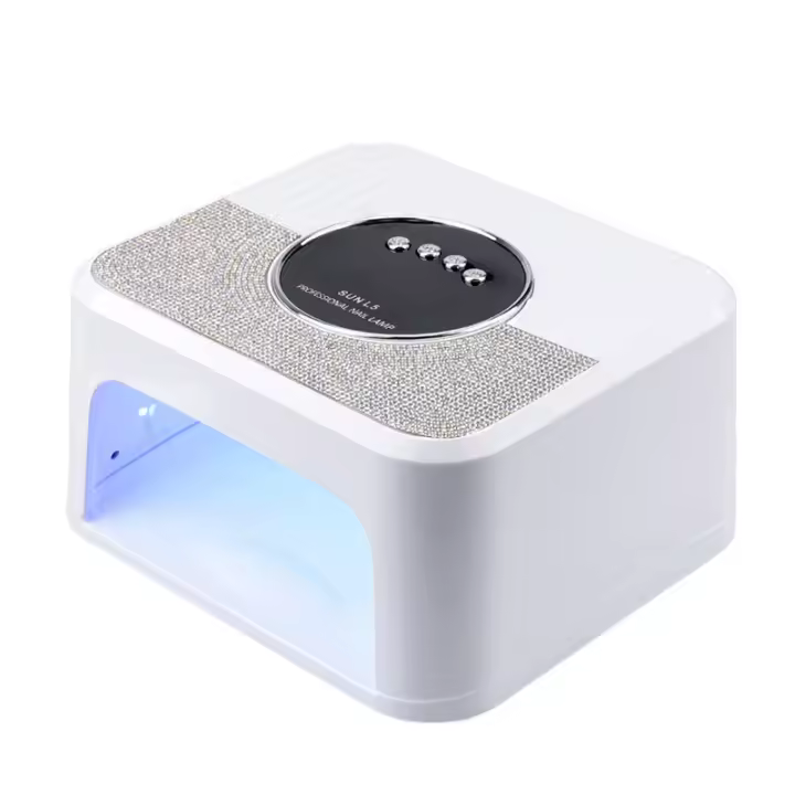 Lámpara de Uva LED Profesional para Uñas Secado Rápido de Gel con 4 Ajustes y Sensor Automático - 1