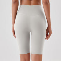Hamidou-pantalones cortos de Yoga para mujer, mallas deportivas transpirables, de cintura alta, para entrenamiento y gimnasio - details 23