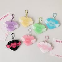 Con llavero Mini soporte para sesión fotográfica, colgante de ala de corazón de amor, decoración colgante, marco para sesión fotográfica de identificación, imagen de ídolo, tarjeta fotográfica - details 6