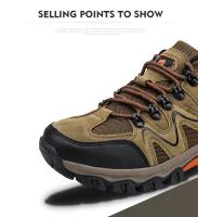 Zapatos de senderismo al aire libre anti-terciopelo para hombre, zapatos deportivos para viajes, senderismo, zapatos casuales para deportes al aire libre - details 2