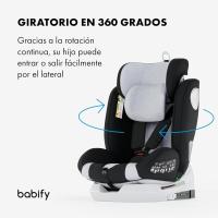 Silla de Coche Isofix para Bebés y Niños Ajustable a 40-150 cm, 360º de Rotación, Seguro y Portátil - details 2