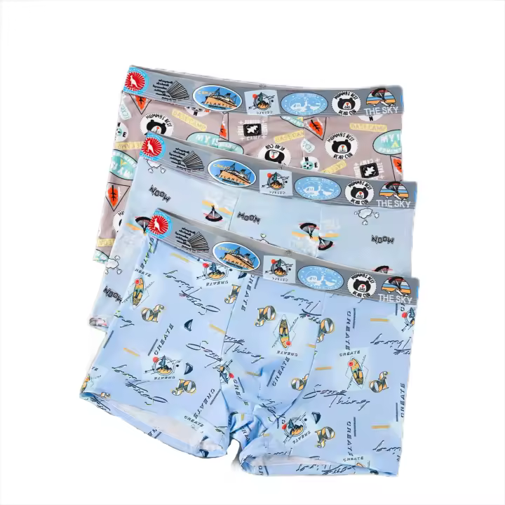 Pack de 3 Calzoncillos Bóxer Hombre - Estampado de Moda Moderno, Tejido Suave y Elástico Cómodo para Comodidad Diaria - 1