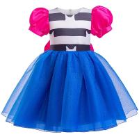 Vestido de princesa Cosplay para casa de muñecas para niñas, vestido de tul con lazo y manga abombada para Halloween, vestido de cumpleaños, actuación de fiesta - details 5