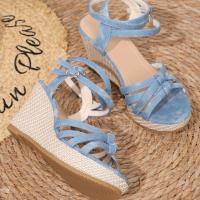Sandalias de verano para mujer, zapatos de tacón con cuña, zapatos de plataforma a la moda para mujer - details 3