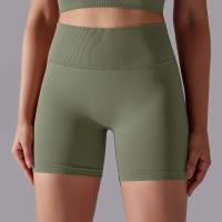 Pantalones cortos de cintura alta para mujer, ropa deportiva para Yoga, gimnasio, correr, pantalones cortos de entrenamiento - details 6