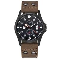 Reloj de Pulsera de Cuarzo Automático de Marca XINEW Correa de Cuero de Moda Casual para Hombres - details 19