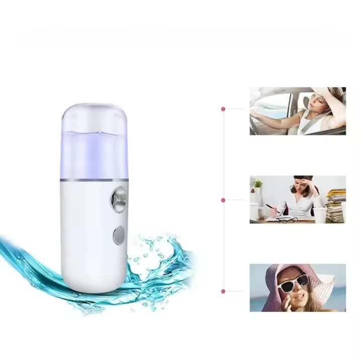 Mini Humidificador USB Para El Rostro Herramienta De Belleza Y Hidratación Para Mujeres Vaporizador De Facial Portátil - 1