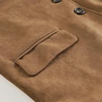 Chaqueta de cuero de manga larga con cuello atado, temperamento de moda, estilo de viaje, otoño e invierno, 2024 - details 24