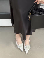 Nuevas Sandalias de Flores con Diamantes de Imitación Estilo de Hada, Viento, Tacón Grueso, Bolsa, Cabeza, Zapatos Individuales Vacíos - details 39