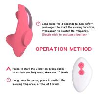 Bragas vibratorias con ventosa para clítoris para mujer, estimulador de succión de clítoris, juguete sexual erótico, vibrador con Control remoto, juguetes magnéticos - details 8