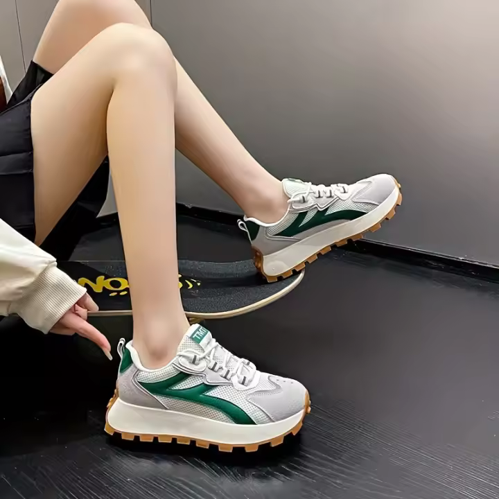 Zapatillas de plataforma transpirables para mujer - 1
