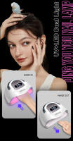 Lámpara de Secado UV LED Profesional para Manicura 81LEDs para Arte de Uñas Gel - details 0