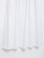 TRAFZA, vestido largo estilo vacaciones de verano para mujer, vestido negro blanco sin tirantes con cremallera, vestidos ajustados elegantes de nueva moda para mujer - details 10