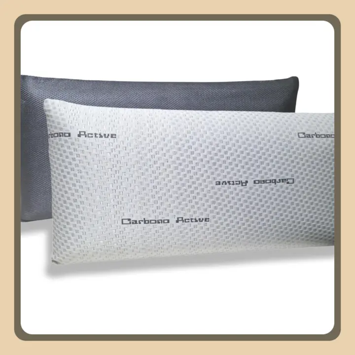 Almohada Elastica Carbono con Funda Doble Cara 3D Fresh (Pack 2 UND 70 CM) - 1