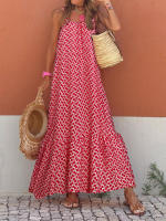 Vestido Boho Largo sin Mangas Vestido de Playa Bohemio para Mujer en Verano - details 10