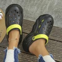 Sandalias tipo zuecos con plataforma gruesa para mujer, zapatos de playa con suela suave y gruesa para jardín, zapatillas antideslizantes con cuña de Eva, verano 2024 - details 19