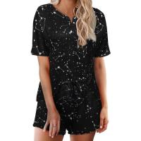 Conjunto de pijama Tie Dye para mujer, ropa de dormir para estar por casa, 2 piezas - details 5