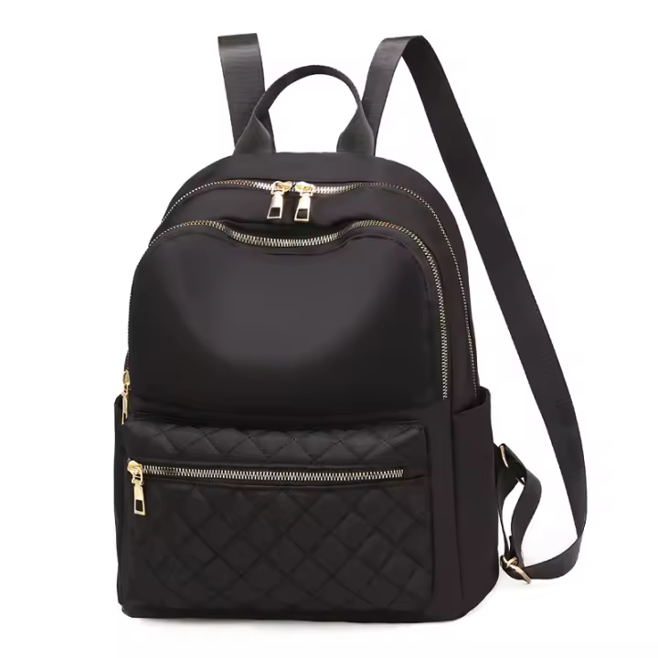 Mochila Oxford para mujer, mochilas escolares negras para mujer - 1