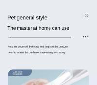 Electric Dog Cat Hair Clippers Ear Eyes Paw Hair Cutter Trimmer USB Charging Pet Grooming Supplies with Scissor - details 6