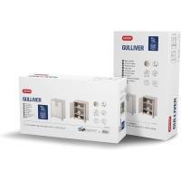 Almacenamiento de Resina Impermeable 2 Puertas y 8 Baldos Ajustables en Altura Beige/Arena - details 22