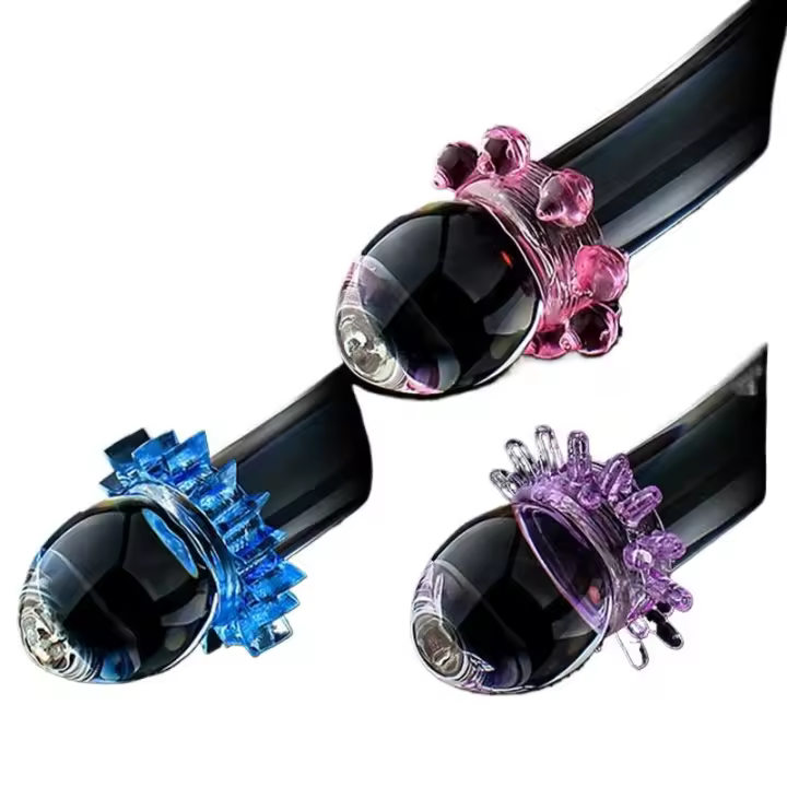 Embalaje privado Sexy 1 pieza anillo de silicona tiempo eyaculación precoz retardante impotencia ayuda anillos de erección juguetes para hombres adultos productos sexuales - 1