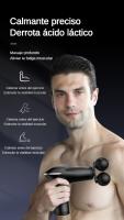 Pistola de Masaje Muscular , Masajeadora Corporal con 6 Niveles Ajustables, Potente, Ultra Silenciosa, 4 Cabezas de Masaje para Relajación, Recuperación y Alivio de Fatiga - details 4