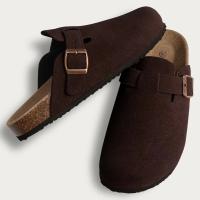 Zapatillas de Corcho de Gamuza a la Moda para Hombres Sandalias de Soporte para Arco - details 30