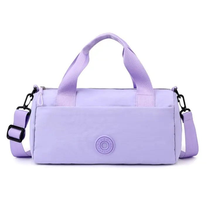 Bandolera de viaje de gran capacidad para mujer, bolso de hombro con correa ajustable Simple, ligero, a la moda, para Fitness, estudiante - 1