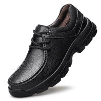 Abnkarwin Zapatos Casuales para Hombres de Cuero Genuino Tamaño Grande para Primavera y Otoño en Negro y Marrón Anti-Deslizante para Exteriores Material de Punta de Cuero Natural - details 19