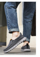 Los zapatos de lona para hombre son ligeros e informales, y los pies de los zapatos de tela son anchos. - details 11
