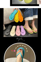 Chanclas de verano, nuevas, estilo simple, color sólido, sandalias de playa, zapatos de mujer - details 2