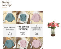 Saltarín Para Bebés Niñas Con Cuello Redondo Y Mangas Largas Suaves Y Transpirable Para Primavera Y Otoño Ropa De Cama Para Recién Nacidos Tallas 0-12 Meses Colores Rosa Y Verde - details 1
