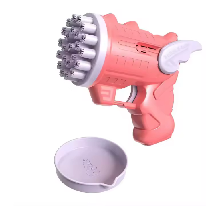 Pistola de burbujas de juguete de Ángel, máquina de burbujas de 23 agujeros, sueño colorido, poroso - 1