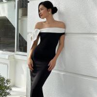 2025 Primavera/Verano Nueva Ropa de Mujer - Vestido Elegante de Una Manga con Volantes Estilo Línea A Sin Mangas. - details 12