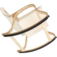 Mecedora Roca de Madera de Abedul 150kg, Silla Mecedora, Oscilante, Sillón Ergonómico para Balanceo (Beige) - details 3