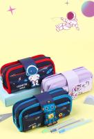 Estuche de Lápices Desmontable de Gran Capacidad Bolsa de Papelería Escolar con Dibujos Animados - details 0