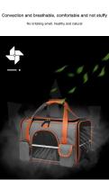 Bolso cruzado para perros y gatos, mochila de hombro multiusos, Color sólido - details 16