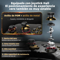 PC Mando inalámbrico Compatible con Bluetooth Gamepad mecánico con gatillo Hall, 3D giroscopio, Joystick para ordenador, Windows 7, 10, 11, Steam Deck, Switch, ios, Android Joystick - details 0